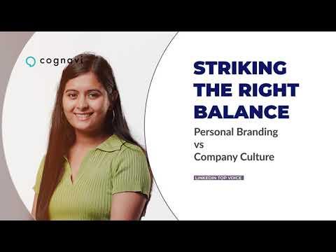 Cognavi Webinar: Striking The Right Balance Personal Branding vs. Company Culture